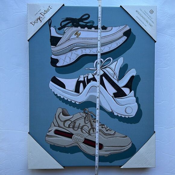 Design District Studio Designer Sneaker Hanging Wall Art - Picture 11 of 16